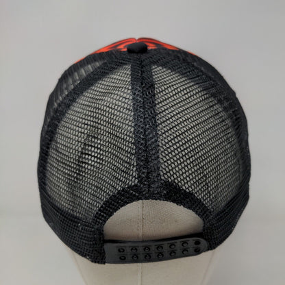 Unbranded Mens Snapback Mesh Back Hat Black Adjustable Graphic Flag Tiger Stripe