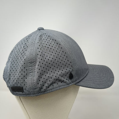 Melin A-Game Trucker Hat Gray One Size Hydro Snapback Perforated Camo Underbill