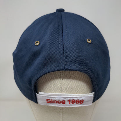 Boat US Since 1966 Strapback Hat Blue One Size Embroidered Vent Holes
