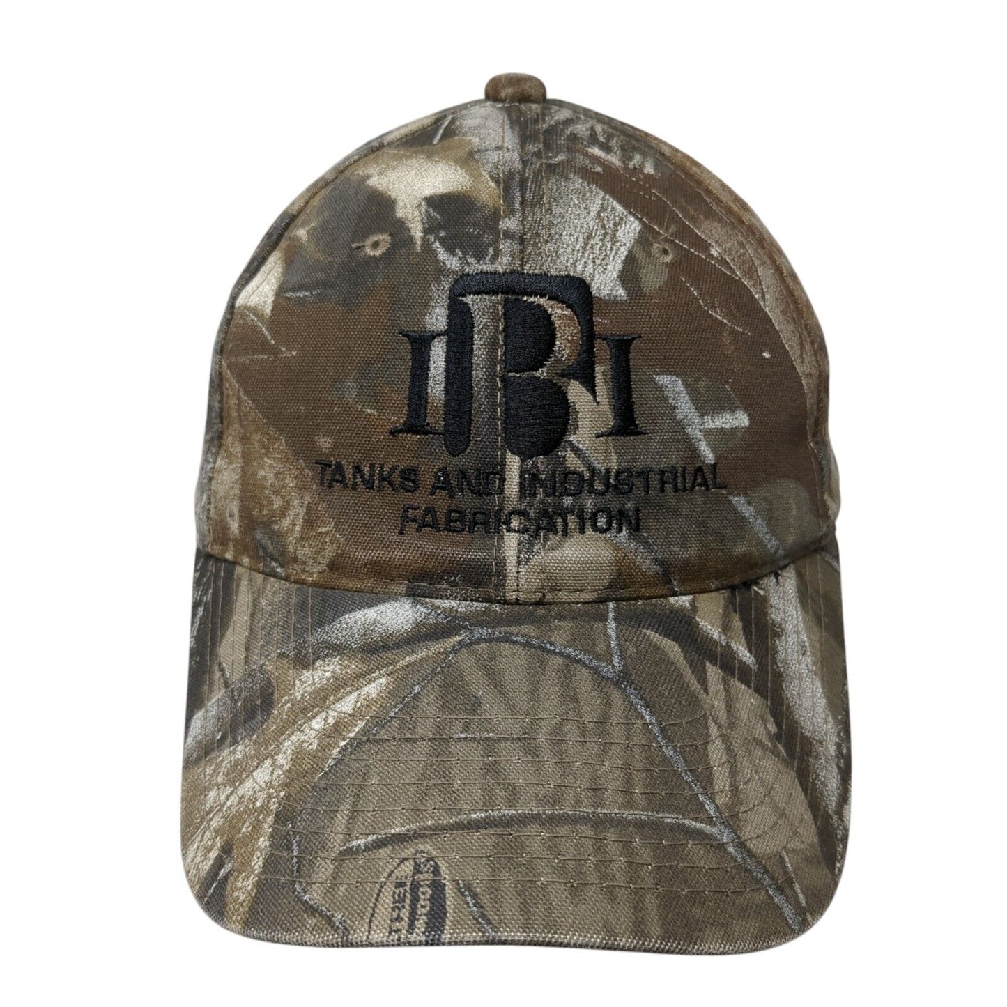 IBI Tanks And Industrial Fabrication Strapback Hat Camouflage OS Port Authority