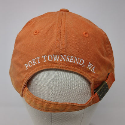 Northwest Maritime Center Slideback Hat Orange One Size Port Townsend
