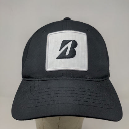Bridgestone Golf Men's Slideback Hat Black Adjustable Polyester Embroidered Logo