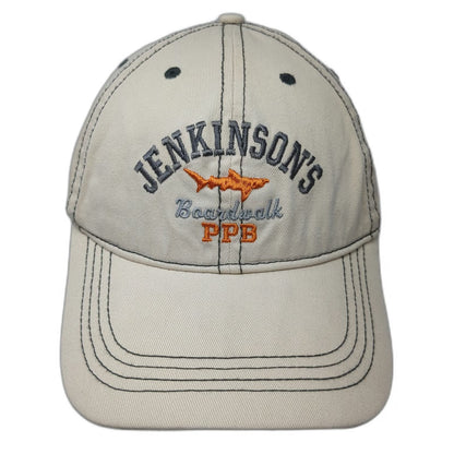 PR Mountain Baseball Cap Beige One Size Jenkinson's Boardwalk PPB Shark NJ Hat