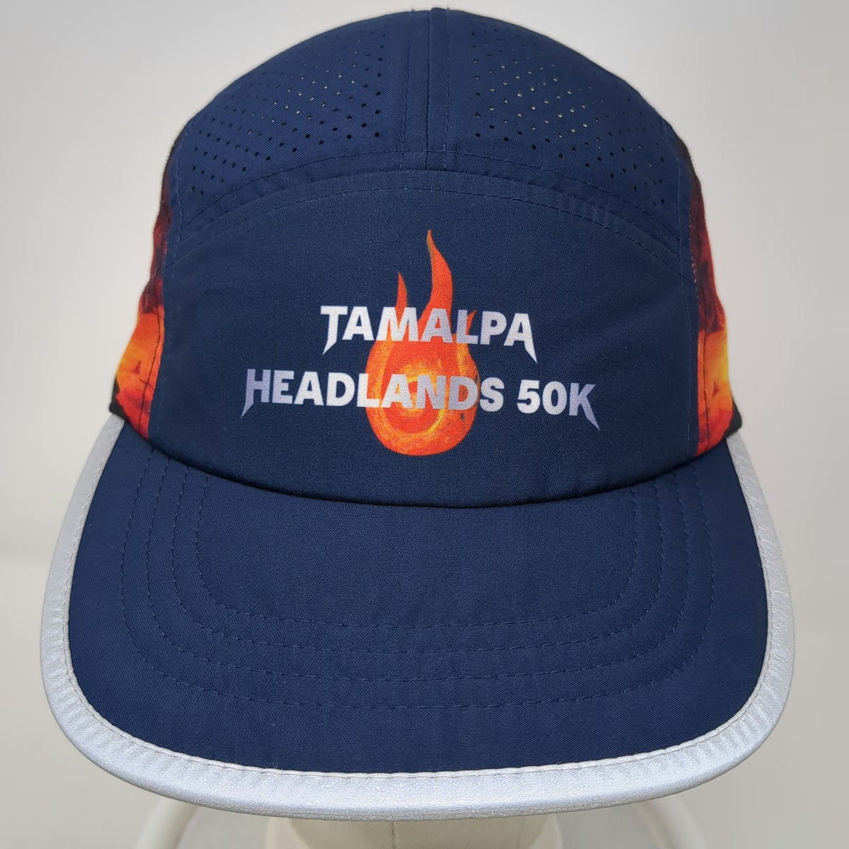 Arc'teryx 5 Panel Blue One Size Hat Tamalpa Headlands 50K Trail Race Reflective