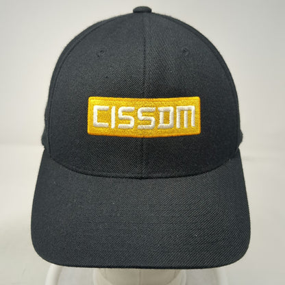 Cap America Snapback Black One Size Hat CISSDM Fortinet Logo Acrylic Wool Blend