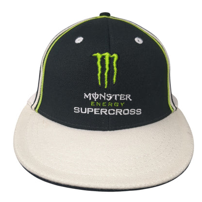 Monster Energy Supercross Fitted Baseball Cap Multicolor One Size Embroidered