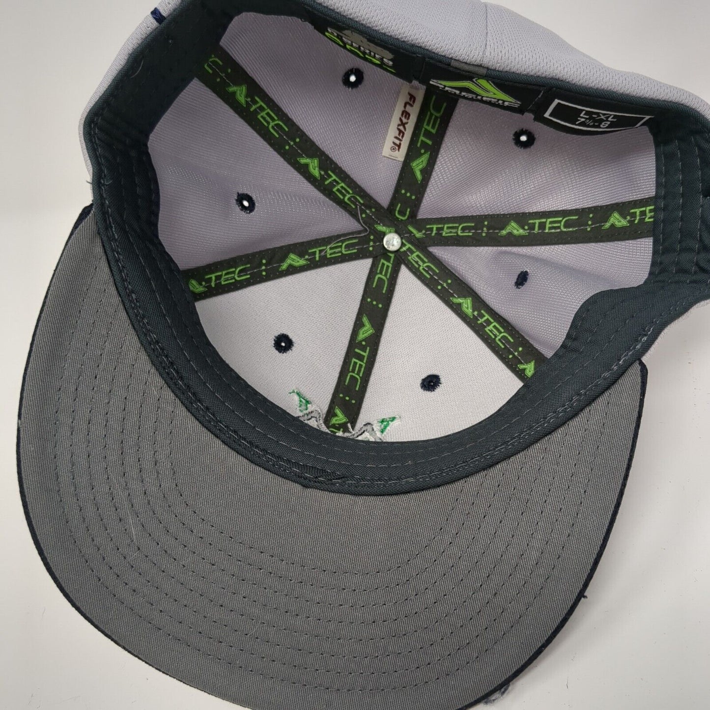 VM Softball Fitted Hat Gray 7 3/8-8 Embroidered D Series Pacific Headwear
