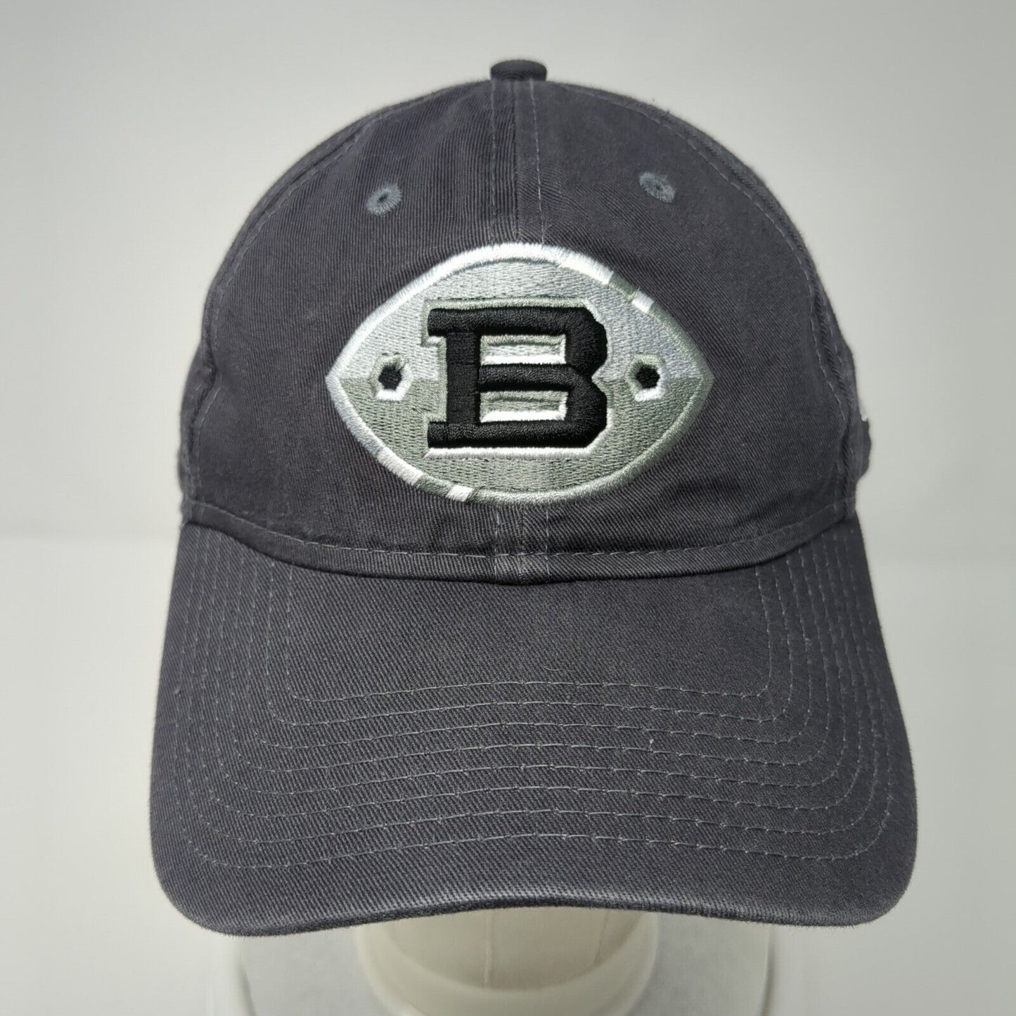 Birmingham Iron Football Slideback Hat Gray OSFA Embroidered New Era 9Twenty