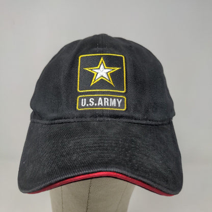 U.S. Army Top Fuel Drag Racing Team Men's Snapback Hat Black Embroidered Logo
