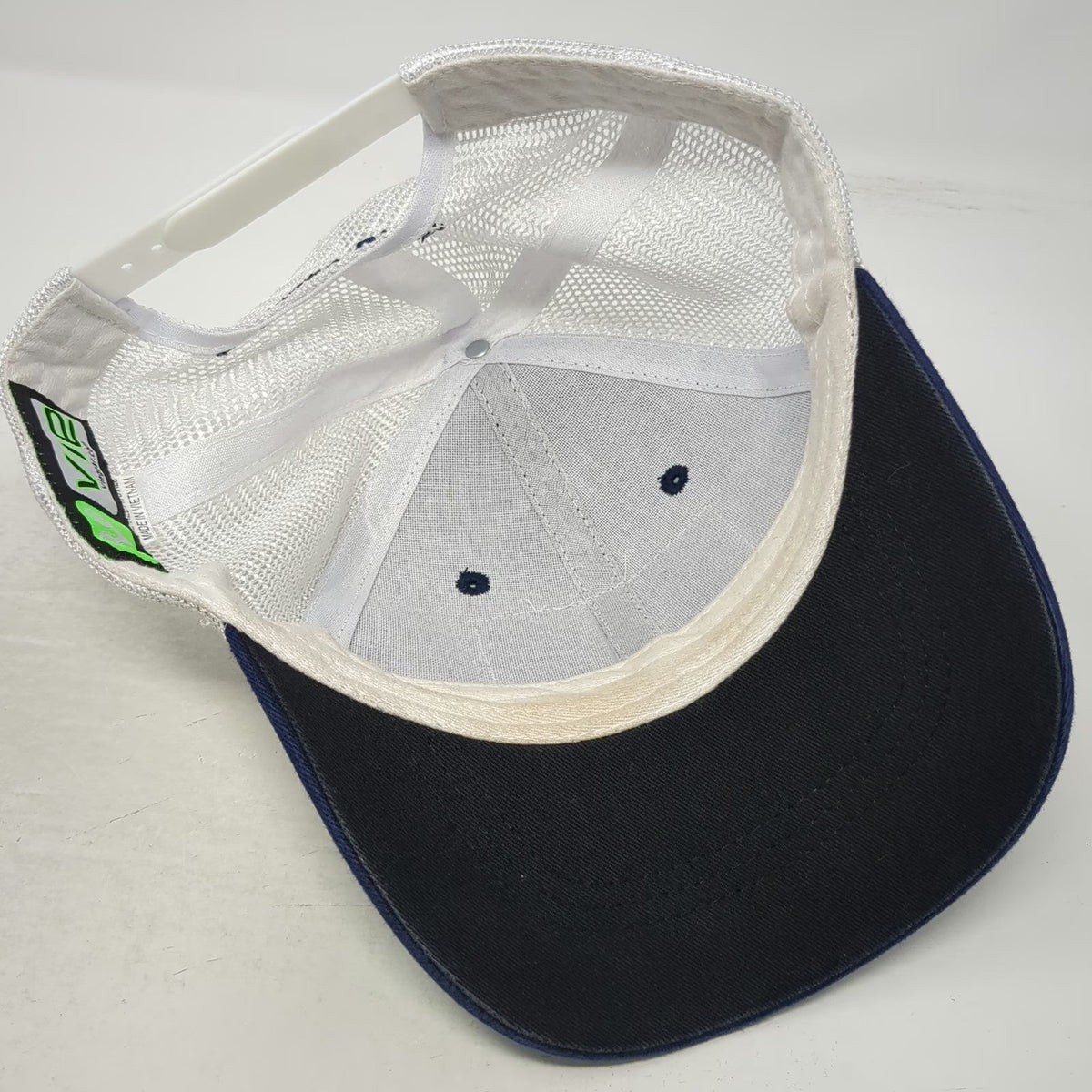 Vie Trucker Hat Blue One Size Idaho Payette River Cascade Raft Kayak Mesh Back