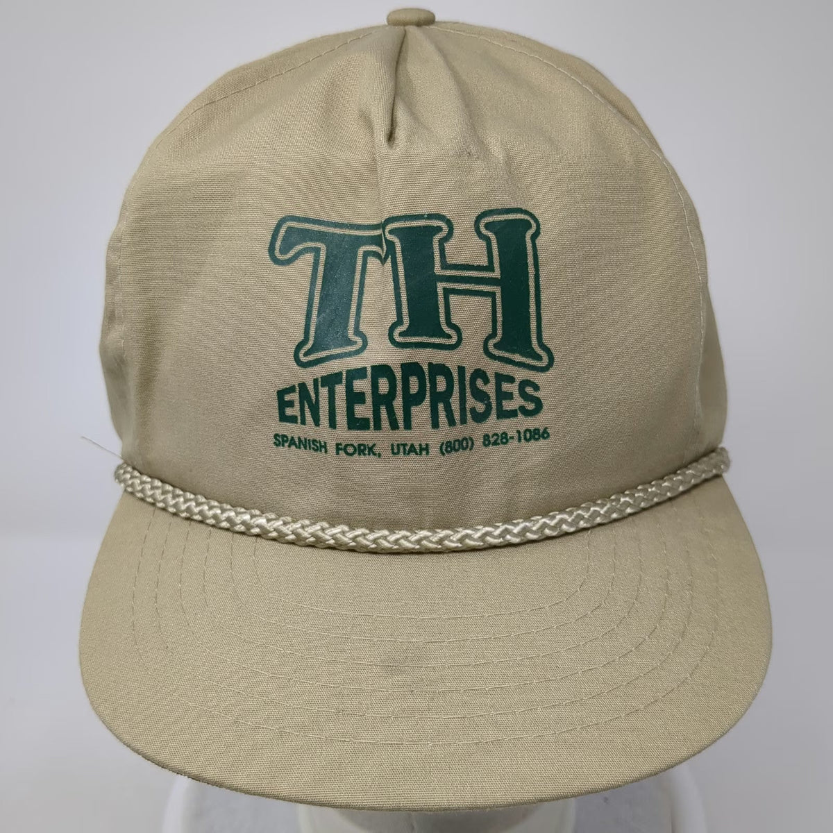 San Sun 5 Panel Brown Hat One Size Slideback Rope TH Enterprises Utah Business