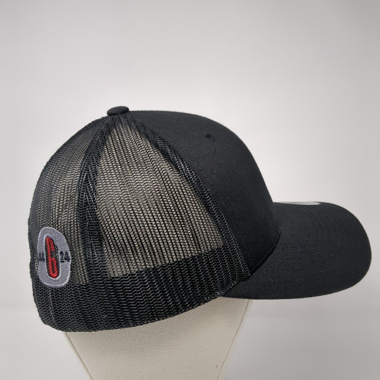 GSE Construction Mountain Division Snapback Trucker Hat Black OS Mesh Sport-Tek