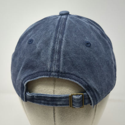 M.C.W. Perigee Group Blue OSFM Baseball Cap Slideback Washed Cotton Twill Hat
