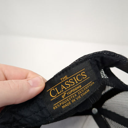 Elevate Idaho Snapback Mesh Back Trucker Hat Gray One Size Yupoong