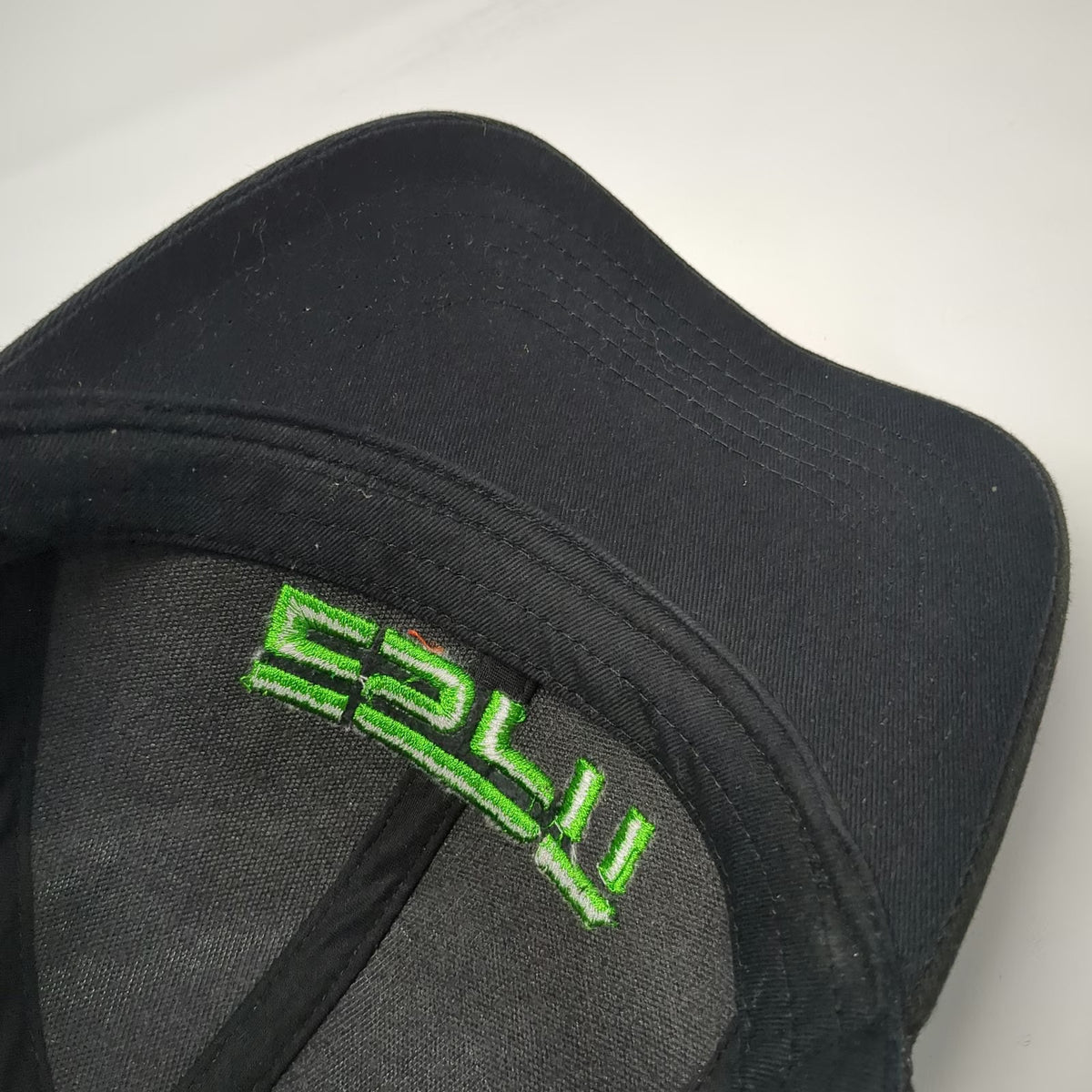 ESPN Camo Mesh Trucker Hat Black Green Gray One Size Snapback 79 Logo Sports TV