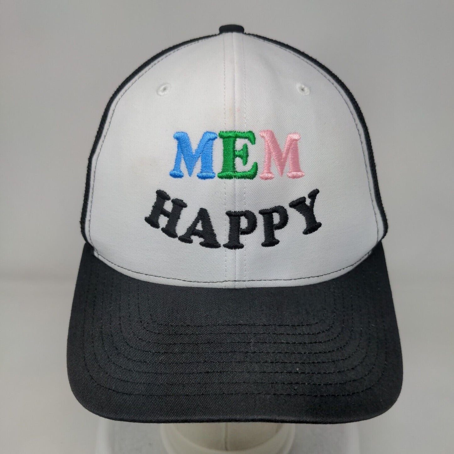 Mem Happy Snapback Mesh Back Trucker Hat Multi One Size Richardson