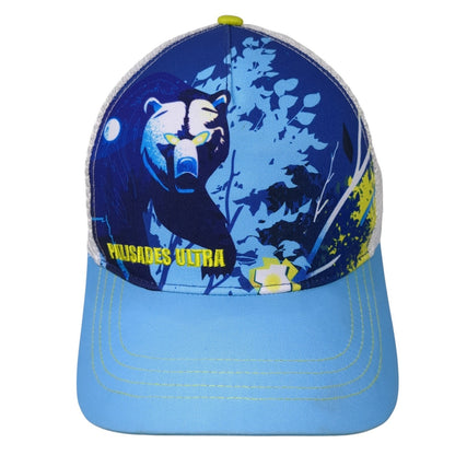 Palisades Ultra Snapback Mesh Back Trucker Hat Blue Medium Boco Gear