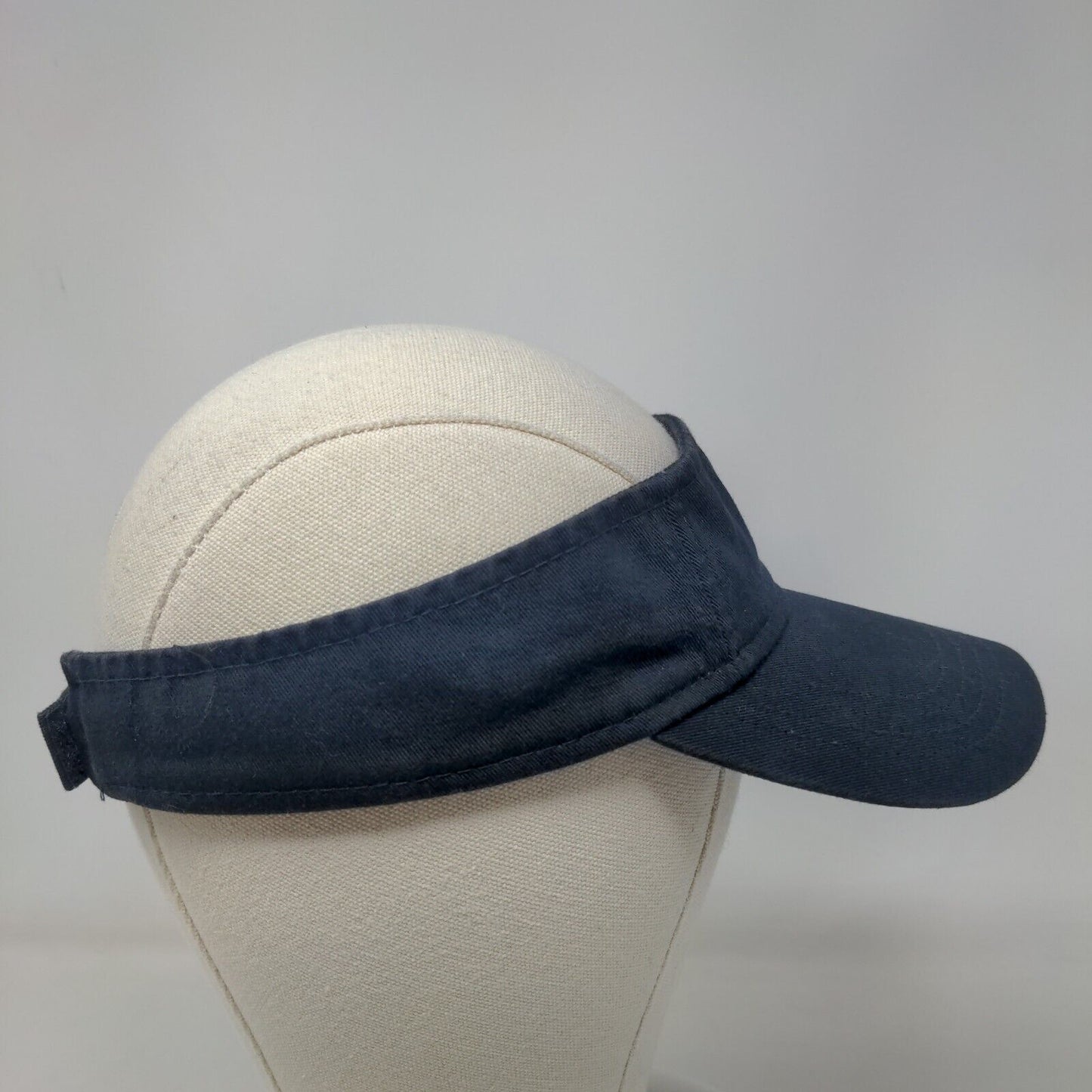 Unbranded Men's Strapback Sun Visor Cap Hat Blue Adjustable Graphic Feather Logo