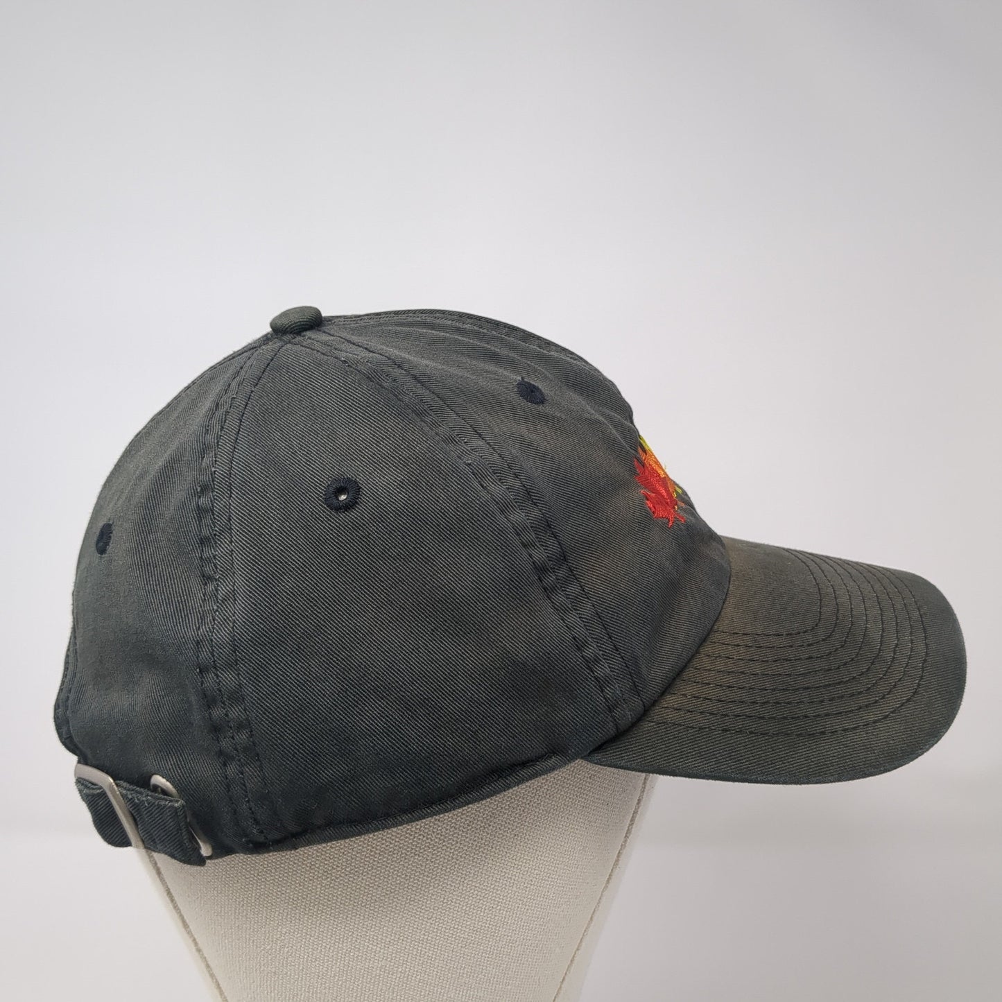 Maple Leafs Slideback Hat Black One Size Adjustable Embroidered 6 Panel
