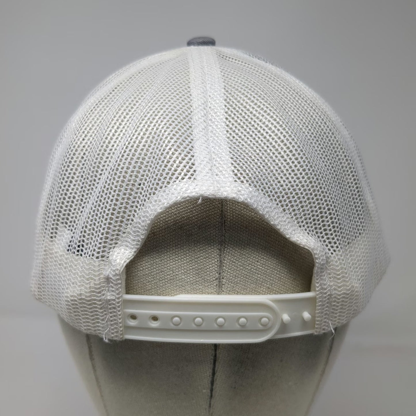 Port Authority Trucker Hat Gray One Size Mesh Snapback Mercy Hospital Logo Hat