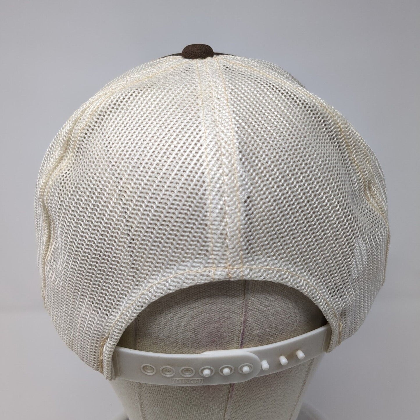 Idaho Power Snapback Trucker Hat Brown One Size Adjustable Mesh Back YoungAn