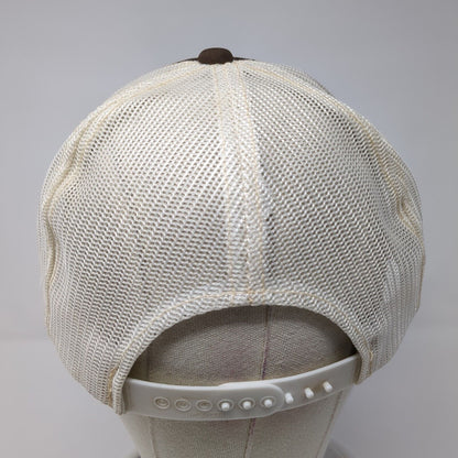 Idaho Power Snapback Trucker Hat Brown One Size Adjustable Mesh Back YoungAn