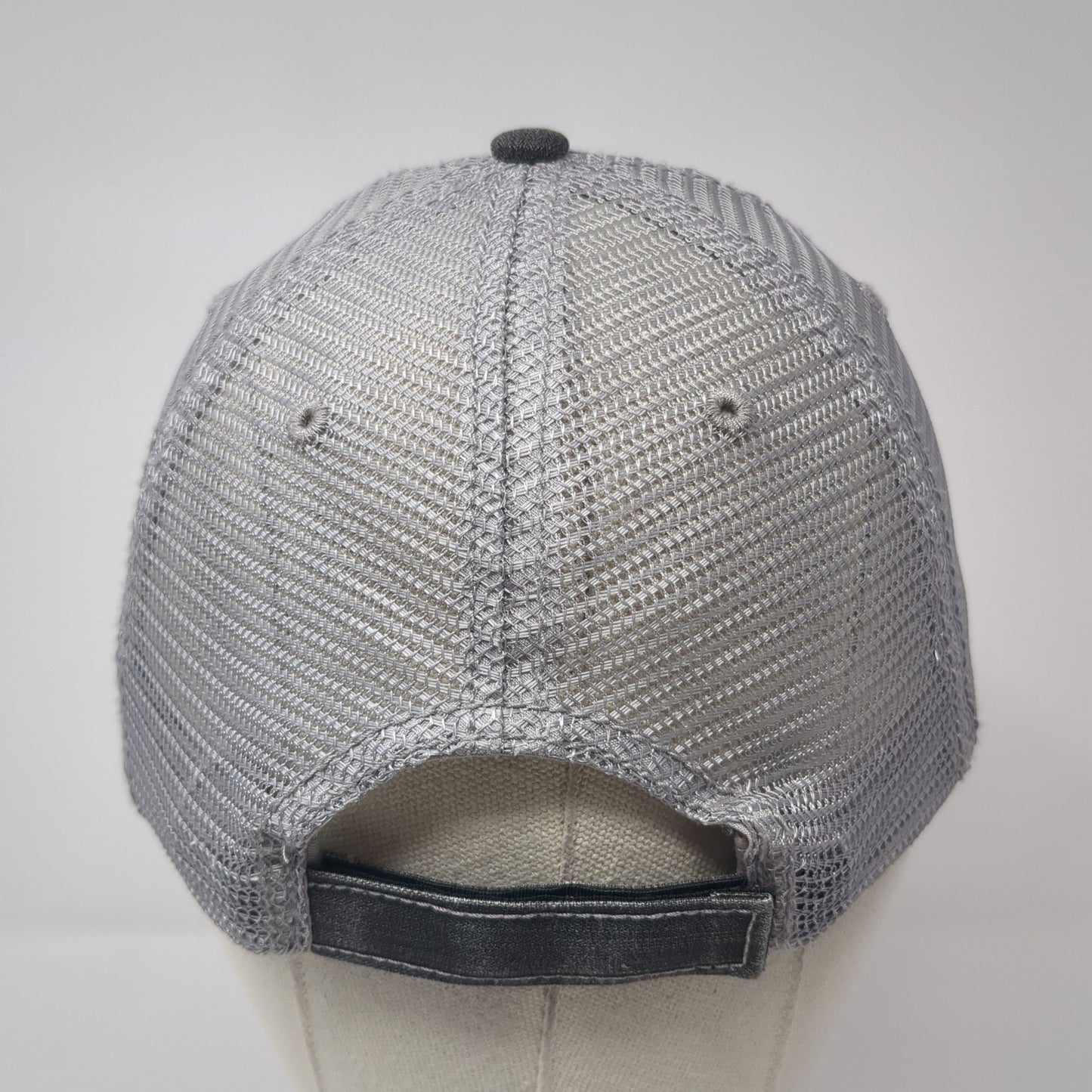 Yellowstone Dutton Ranch Strapback Trucker Hat Gray One Size Adjustable