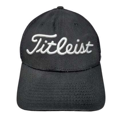 Titleist Pro V1 Fitted Hat Black S/M Breathable Mesh Embroidered New Era