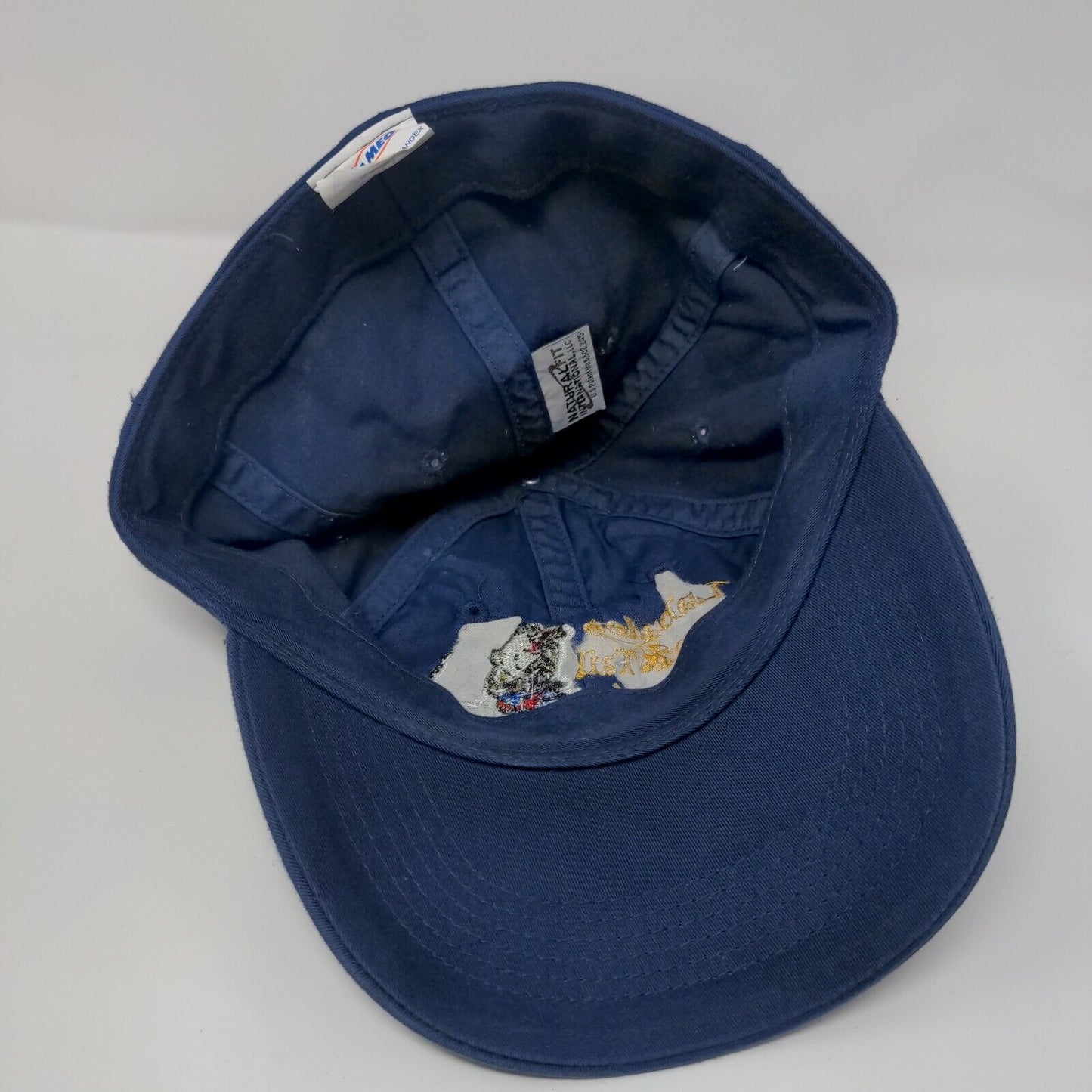 Labadee Dragon's Tail Coaster Fitted Hat Blue S/M Embroidered 6 Panel Cameo