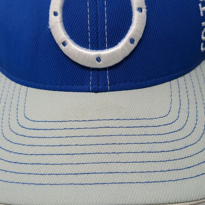 Reebok NFL Indianapolis Colts Cap Hat Blue White Gray One Size Mesh Sideline