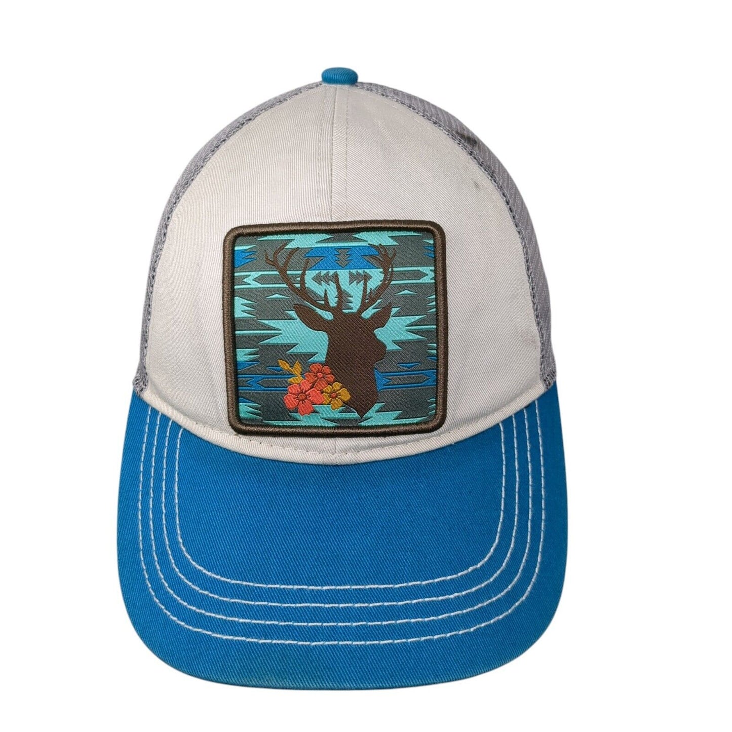 Sugar Creek Trucker Hat Multicolor One Size Mesh Back Deer Patch