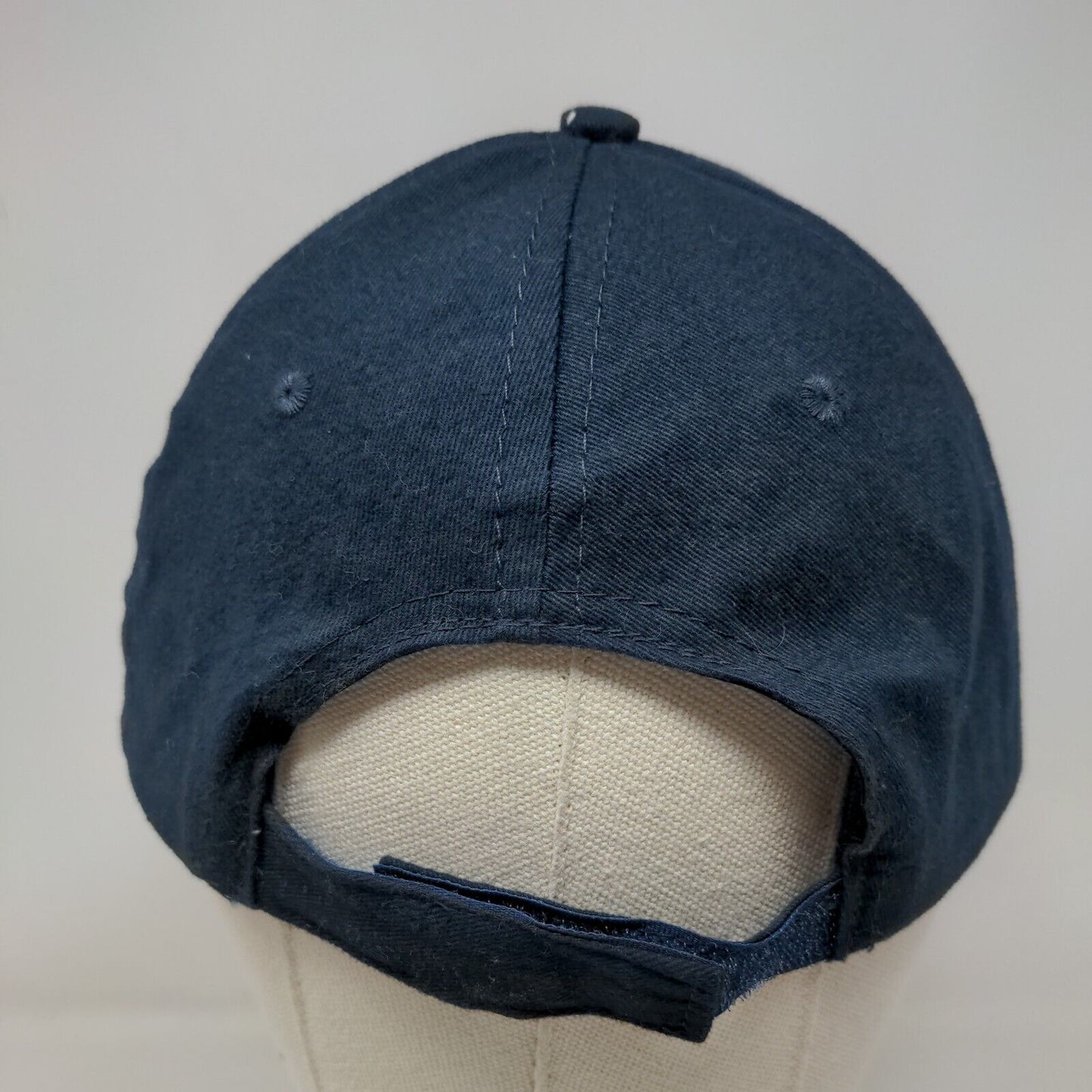 New York Yankees Men's Strapback Hat Blue Embroidered Logo MLB 100% Cotton
