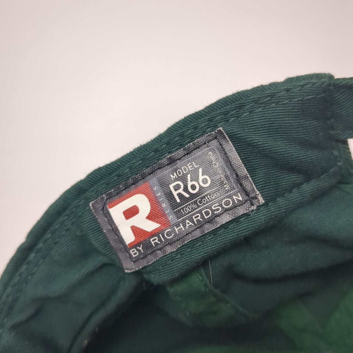 Mountain Home Slideback Hat Green One Size Solid Embroidered Richardson