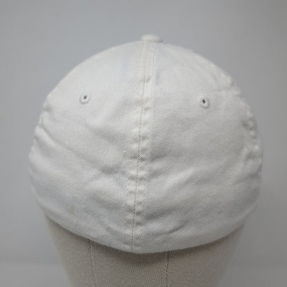 South University Tampa Florida Fitted Baseball Cap White XL Flexfit Yupoong