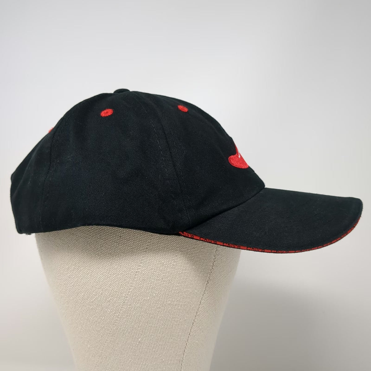 Image Solutions Chili's Logo Black One Size Baseball Cap Cotton Strapback Hat