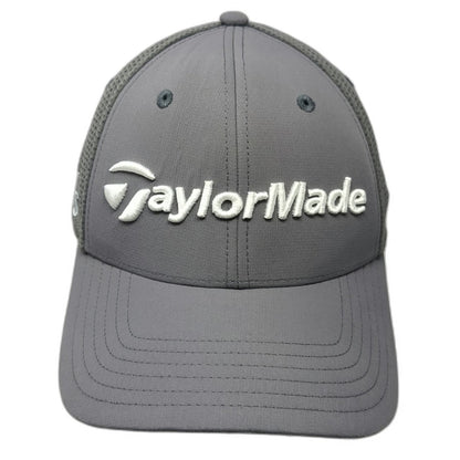 TaylorMade Baseball Cap Gray XL Mesh Back A-Flex RBZ R11s Golf Breathable Hat