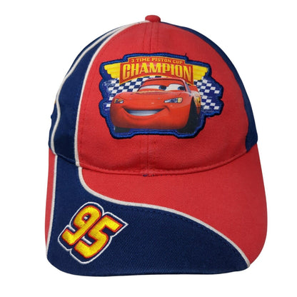 Lightning McQueen Strapback Hat Multicolor One Size Disney Pixar Cars
