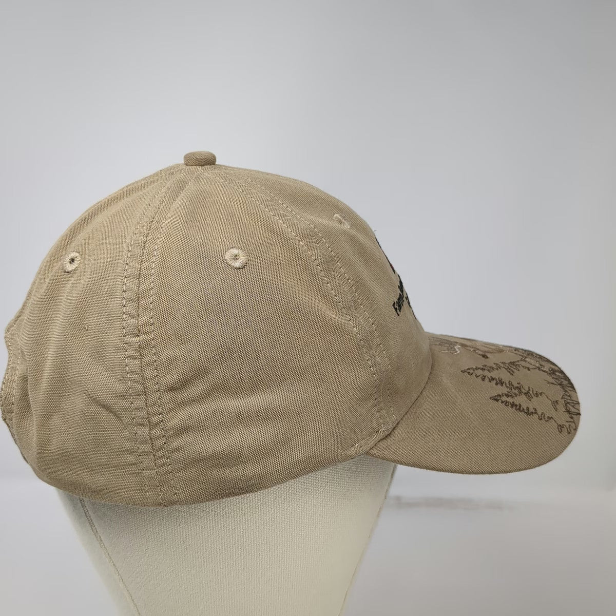 Legend Baseball Cap Brown One Size Idaho Farm Bureau Crop Insurance Deer Hat