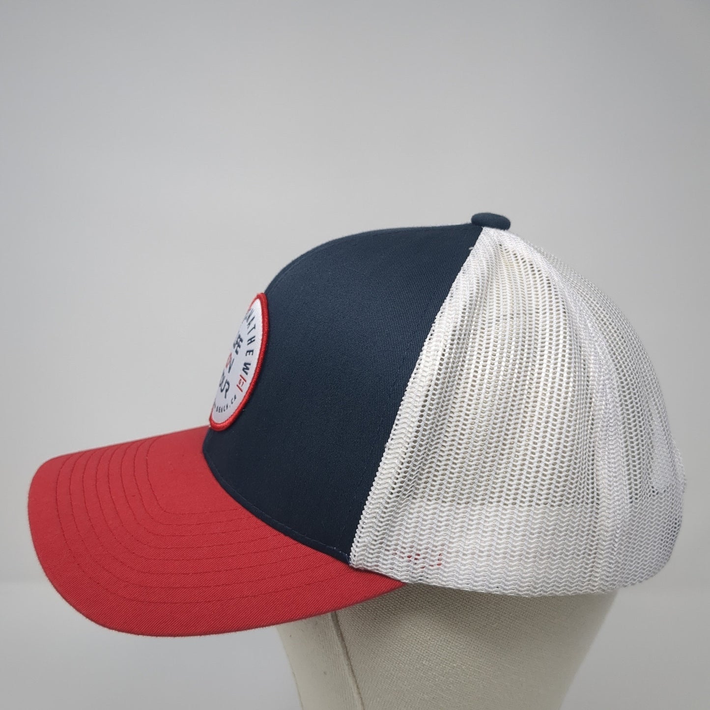 Travis Mathew Life On Tour Snapback Trucker Hat Multi One Size Mesh Back