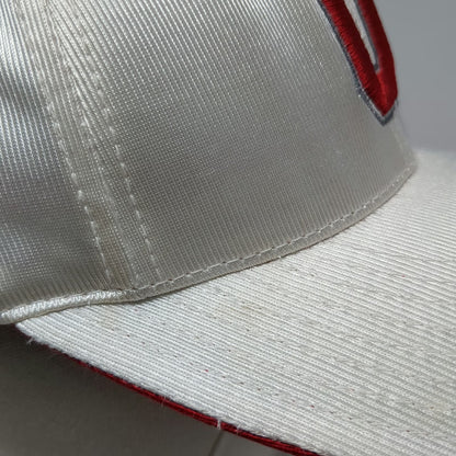 Team Spirit Ohio State Buckeyes NCAA Hat White Cap One Size Strapback Logo Red