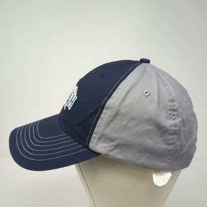 Busch Light Snapback Blue Gray Hat One Size Embroidered Logo Contrast Stitching