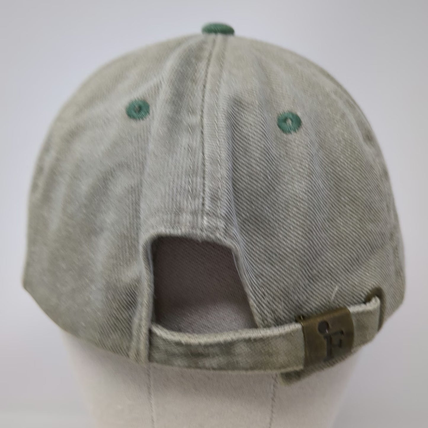 Fahrenheit Baseball Cap Beige Green One Size Explore World Map Cotton Hat
