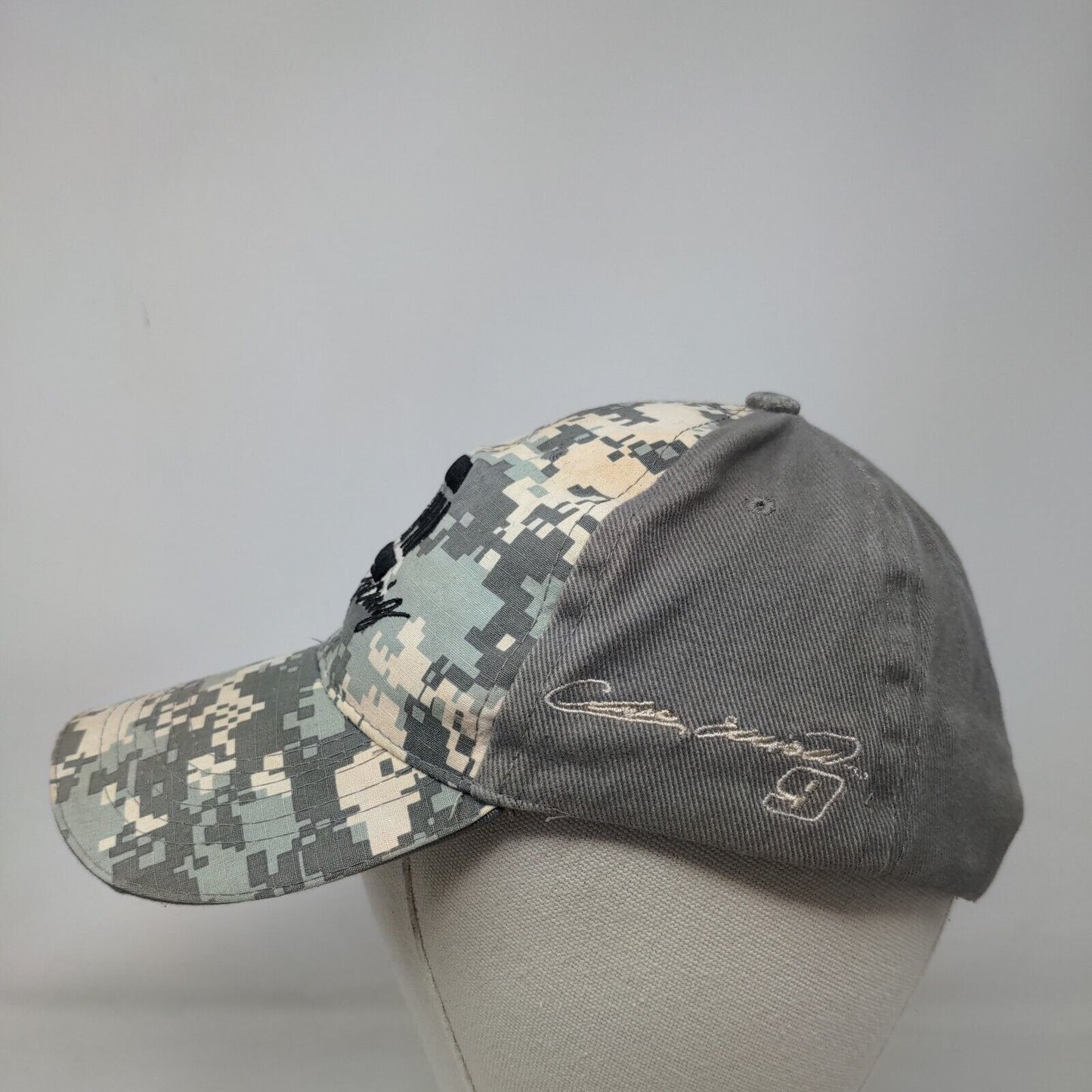 NAPA Racing Men's Strapback Hat Digital Camo OSFM Embroidered Logo Cotton