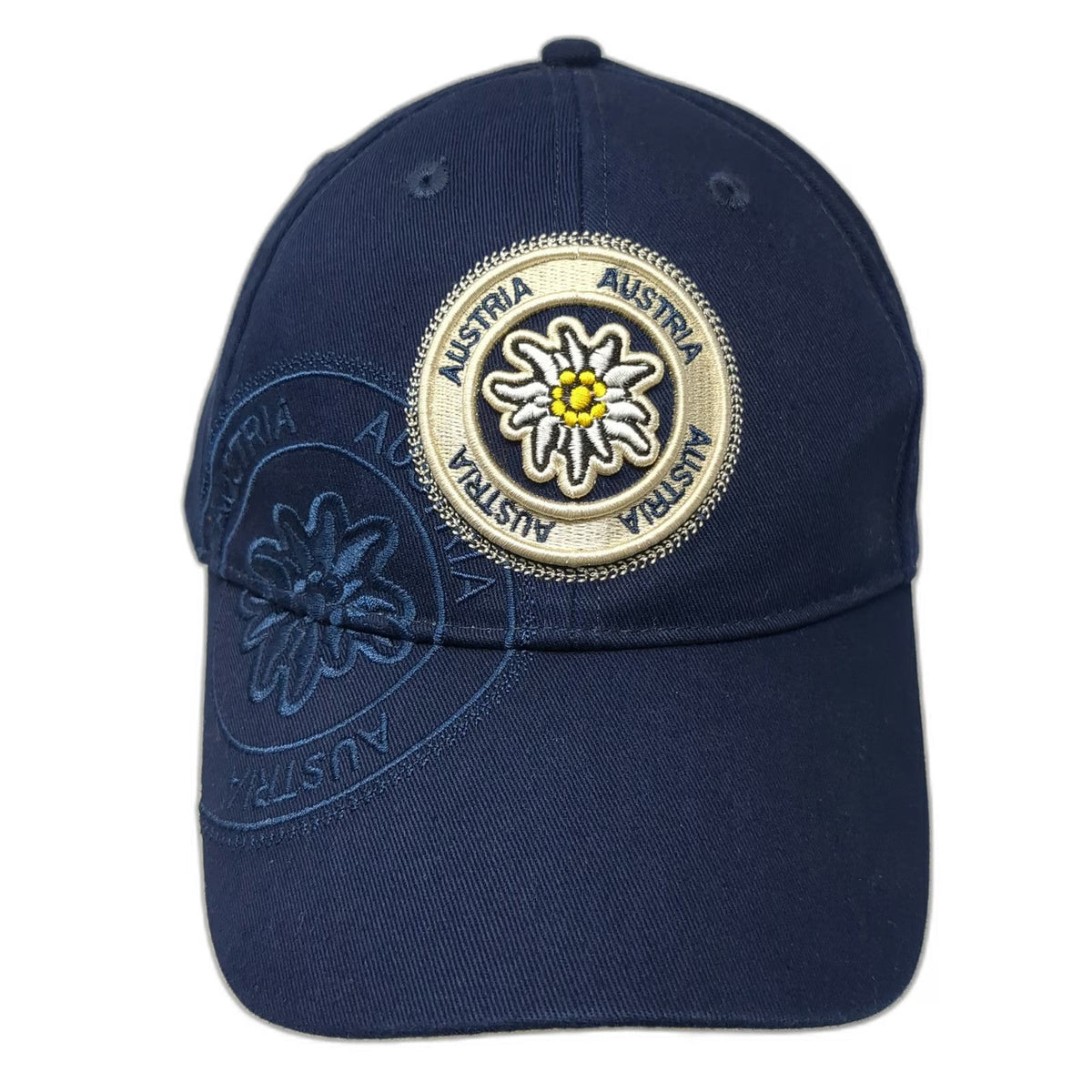 Robin Ruth Austria Edelweiss Flower Blue Baseball Cap One Size Strapback Hat