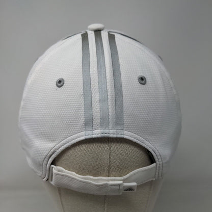 Adidas Climacool Strapback Hat White One Size Adjustable Embroidered 6 Panel