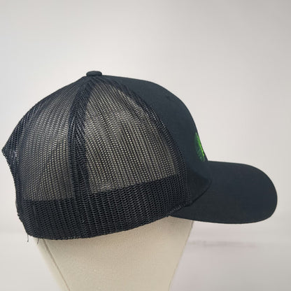 Richardson Trucker Hat Black One Size Snapback Farm Advantage Logo Mesh Back