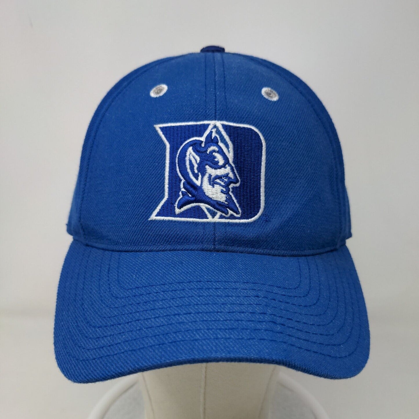 American Needle Men's Fitted Hat Blue 7 1/2 Duke Devils Logo Embroidered