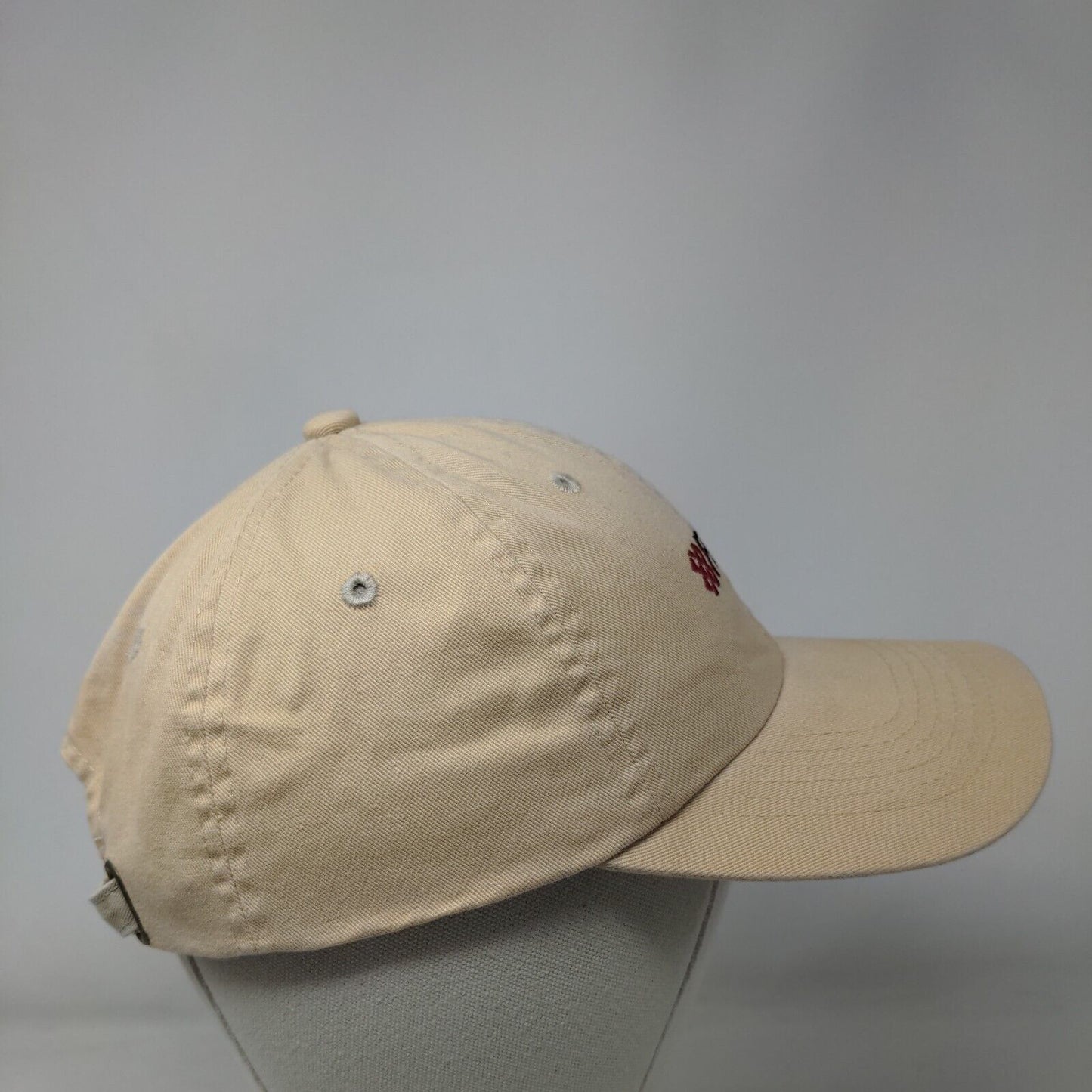 Facet Slideback Hat Tan One Size Adjustable Embroidered Oakmark