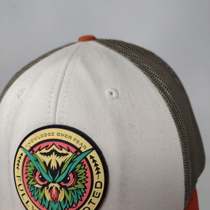 Owl Knowledge Over Fear Snapback Trucker Hat Multicolor M/L Mesh Back
