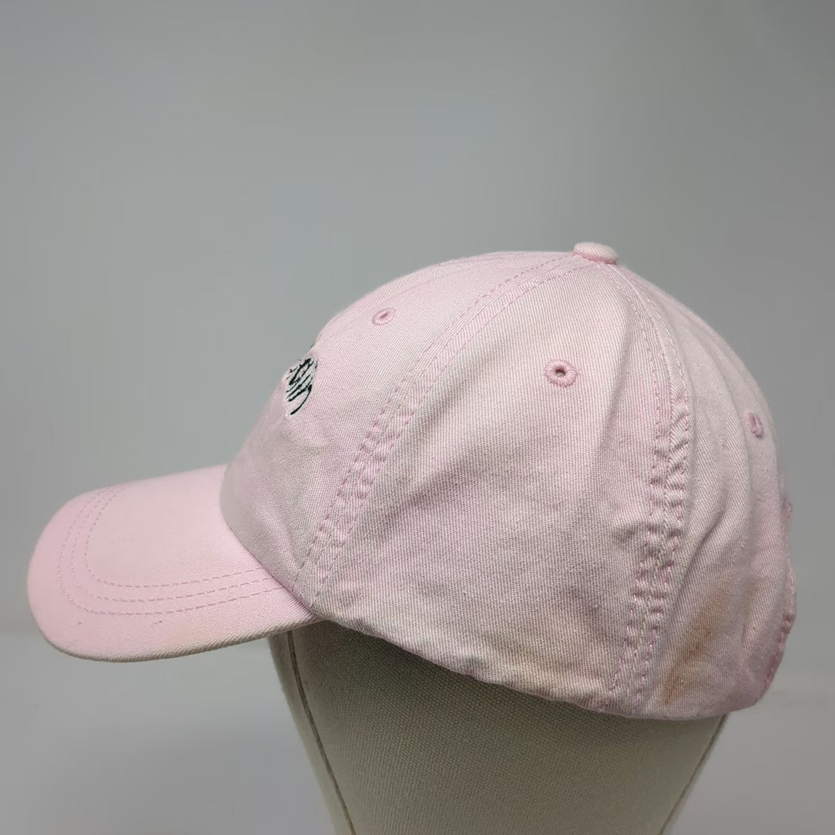 Sportsman Baseball Cap Pink One Size New Britain Ice Cream Slideback Cotton Hat